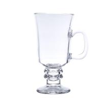 Conjunto 6 taças cappuccino com alça e pé de vidro 250 ml - lyor 6614