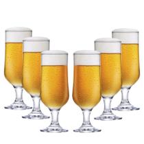 Conjunto 6 Taças Cerveja Chopp De Vidro Eden 300Ml G4U