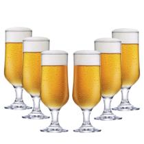 Conjunto 6 Taças Cerveja Chopp de Vidro Eden 300ml G4u