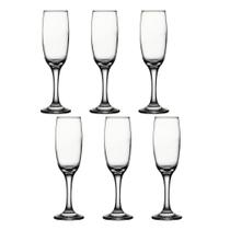 Conjunto 6 Taças Champagne Vidro 190ml Eden Class Home
