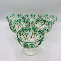 Conjunto 6 Taças Coquetel/ Sobremesa Palm Tree Color Conjunto 6 Taças Coquetel/ Sobremesa Palm Tree Color