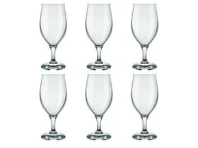 Conjunto 6 Taças de Cerveja Chopp Windsor 330 ml Vidro Nadir Figueiredo (7728)