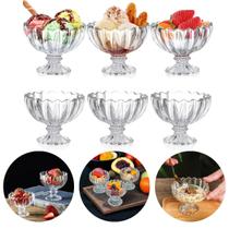 Conjunto 6 Taças De Sobremesa Bowl Tigela Sorvete Açai 120ml