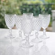 Conjunto 6 Taças de Vidro 300ml Bico de Abacaxi Elegante para Água Suco Refrigerante Mesa Posta Conjunto 6 Taças de Vidro 300ml Bico de Abacaxi Elegante para Água Suco Refrigerante Mesa Posta
