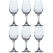 Conjunto 6 Taças de Vidro 365ml VINHO TINTO ÁGUA Cristal