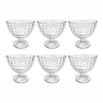 Conjunto 6 Taças de Vidro para Sobremesa Bubble 7818 Lyor