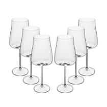 Conjunto 6 Taças de Vinho de Cristal Ecológico Alex 600ml - Wolff