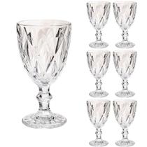 Conjunto 6 Taças Diamond Elegante