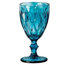 Conjunto 6 Taças Diamond Safira 340ml 88042 - KeHome