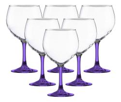 Conjunto 6 taças grandezza para gin 620ml vidro