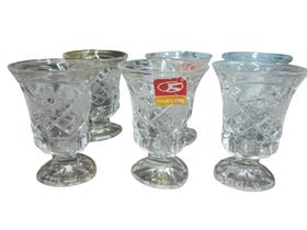 Conjunto 6 Taças P/Licor em Vidro 30ml Conjunto 6 Taças P/Licor em Vidro 30ml