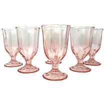 Conjunto 6 Taças para Água/Vinho Peach 340ml em Vidro Haüskraft