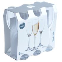 Conjunto 6 Taças para Champanhe 190ml Nadir Barone Conjunto 6 Taças para Champanhe 190ml Nadir Barone