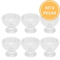 Conjunto 6 Taças Para Sobremesa De Vidro Geneva 125ml - Wolff Conjunto 6 Taças Para Sobremesa De Vidro Geneva 125ml - Wolff