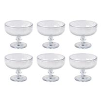 Conjunto 6 Taças para Sobremesa Listra 350 ml Mor