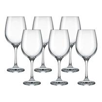 Conjunto 6 Taças para Vinho Barone 490ml em Vidro Nadir Conjunto 6 Taças para Vinho Barone 490ml em Vidro Nadir