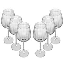 Conjunto 6 taças para vinho de cristal ecológico columba optic 640ml Conjunto 6 taças para vinho de cristal ecológico columba optic 640ml