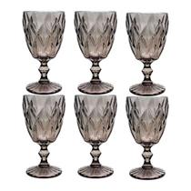 Conjunto 6 Taças Para Vinho Diamond 245mL