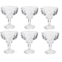 Conjunto 6 taças Sobremesa de Cristal Angel 260ml - Wolff