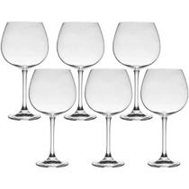 Conjunto 6 taças twiggy vinho cristal bohemia