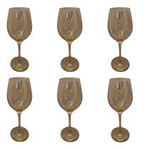 Conjunto 6 Taças Vidro Âmbar Vinho 490 ml Nadir Conjunto 6 Taças Vidro Âmbar Vinho 490 ml Nadir