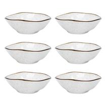 Conjunto 6 Tigelas Bowl Ryo Maresia 500ml Porcelana Oxford