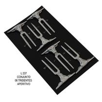 Conjunto 6 tridentes pequenos lize Conjunto 6 tridentes pequenos lize