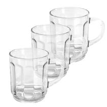 Conjunto 6 Unidades Caneca Vidro Carmine