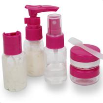 Conjunto 6 Unidades Frascos Para Mala Bolsa Viagem Passeios Conjunto 6 Unidades Frascos Para Mala Bolsa Viagem Passeios