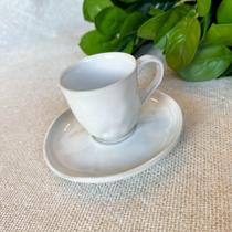 Conjunto 6 Xicaras 180ml C/Pires Bio New White