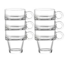 Conjunto 6 Xícaras De Café Doppio Parede Dupla 90ml Dolce Home Conjunto 6 Xícaras De Café Doppio Parede Dupla 90ml Dolce Home