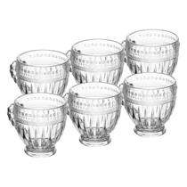 Conjunto 6 Xícaras de Vidro Linea 200ml - Wolff
