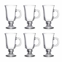Conjunto 6 Xícaras Irish Coffee Em Vidro 285ml Dynasty Conjunto 6 Xícaras Irish Coffee Em Vidro 285ml Dynasty