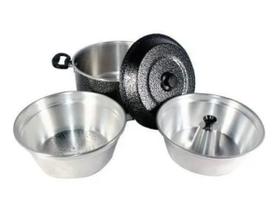 Conjunto 6x1 Cozimento A Vapor Continental Craqueado (3pçs) Conjunto 6x1 Cozimento A Vapor Continental Craqueado (3pçs)