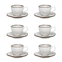 Conjunto 6Xícaras Pequenas Cafezinho 75Ml Ryo Maresia-Oxford Conjunto 6Xícaras Pequenas Cafezinho 75Ml Ryo Maresia-Oxford