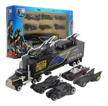 Conjunto 7 Mini Carros Batman 1:64 Batmobile Metal Coleção