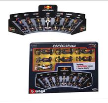 Conjunto 7 Miniaturas Formula 1 Red Bull - Bburago - 1/43 Conjunto 7 Miniaturas Formula 1 Red Bull - Bburago - 1/43