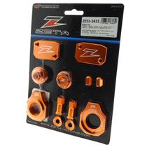 Conjunto 7 Peças Anodizadas Zeta Ktm 125/150/250/300/350/450 Conjunto 7 Peças Anodizadas Zeta Ktm 125/150/250/300/350/450