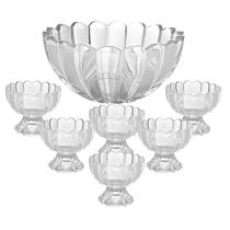 Conjunto 7 Peças Bowl com 6 Taças de Sobremesa Geneva Wolff Conjunto 7 Peças Bowl com 6 Taças de Sobremesa Geneva Wolff