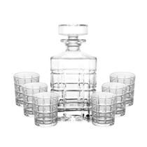 Conjunto 7 Peças Garrafa Licoreira 850ml e 6 Copos Wolff Brooklyn Conjunto 7 Peças Garrafa Licoreira 850ml e 6 Copos Wolff Brooklyn