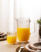 Conjunto 7 Peças Jarra com 6 Copos Cristal Bangkok 1,45L/300ml Wolff