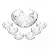 Conjunto 7 Peças para Sobremesa em Vidro Sun Wolff