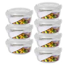 Conjunto 7 Potes 950ml Vidro Hermético Mantimentos Marmita Conjunto 7 Potes 950ml Vidro Hermético Mantimentos Marmita