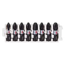 Conjunto 8 bits ponta c/ controle de impacto - 25mm ph2 bosch