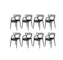 Conjunto 8 Cadeiras Allegra Konkret em Polipropileno