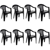 Conjunto 8 Cadeiras de Plástico para Bar Polipropileno ECO Iguape - Tramontina