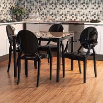 Conjunto 8 Cadeiras de Plástico Polipropileno Empilhável Wind Plus Conjunto 8 Cadeiras de Plástico Polipropileno Empilhável Wind Plus