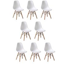 Conjunto 8 Cadeiras para Sala de Jantar/cozinha Eames Eiffel Dkr