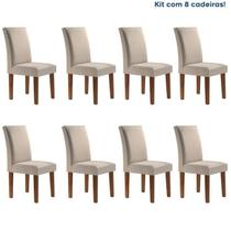 Conjunto 8 Cadeiras para Sala de Jantar Espanha