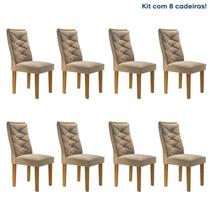 Conjunto 8 Cadeiras para Sala de Jantar Germany Conjunto 8 Cadeiras para Sala de Jantar Germany